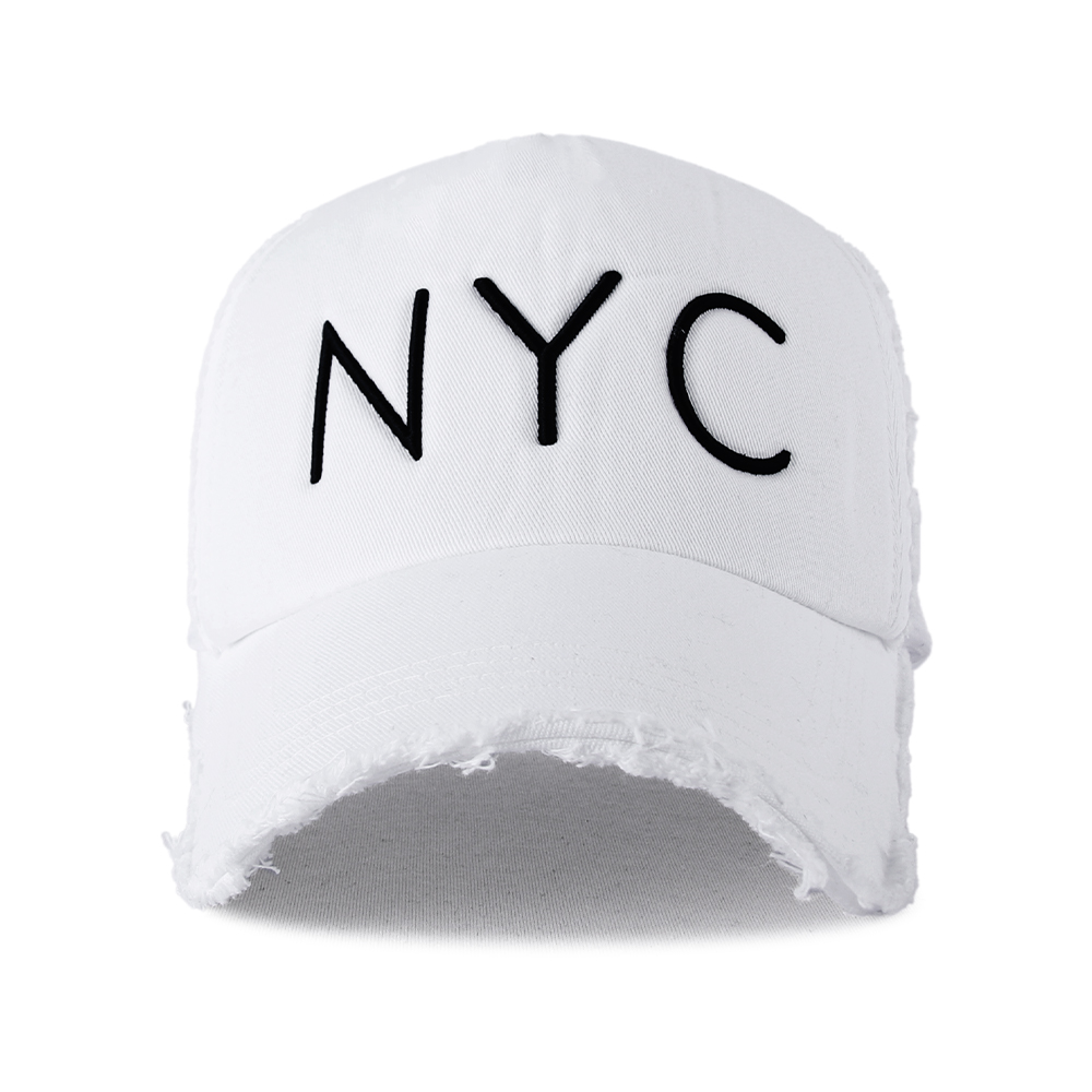 국내제작 빈티지 NYC 워터파크 모자 여름 망사 데미지 워싱 메쉬볼캡 - 상세 이미지 4