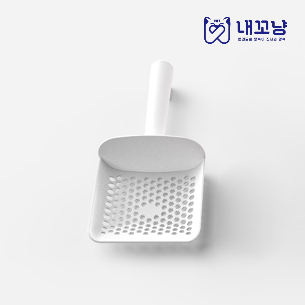 내꼬냥 고양이 화장실 모래삽 스쿱 2종 벤토나이트용,두부모래용 - 상세 이미지 3