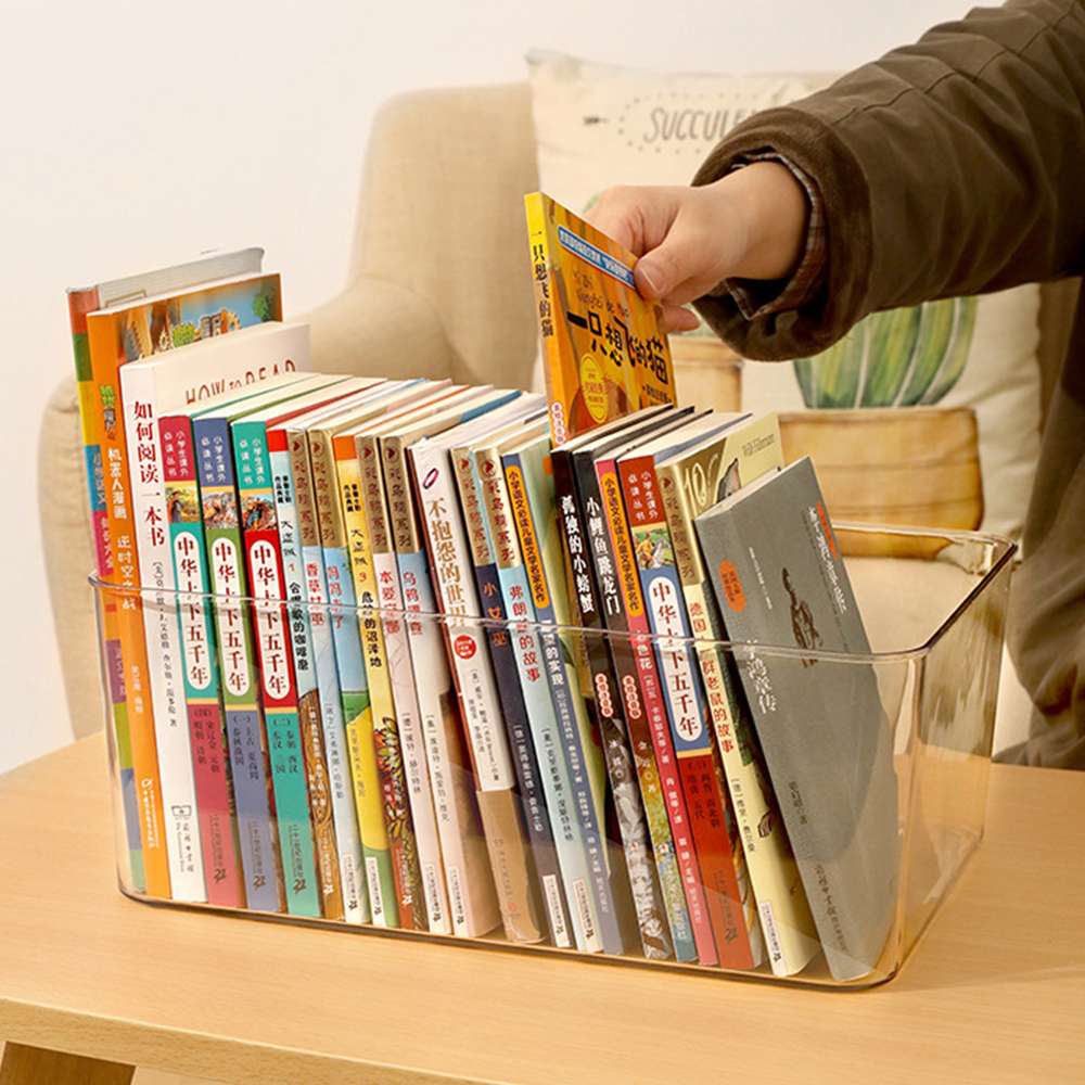 뚜껑포함 PET 투명 옷정리함 소형(11cm) 옷장 정리함 수납함 리빙박스