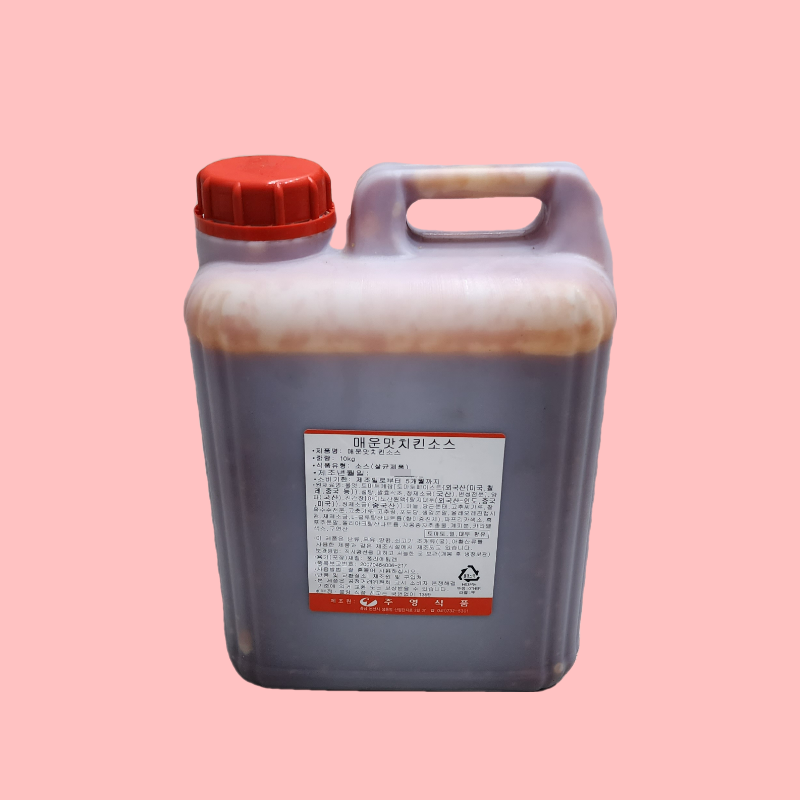 주영식품 매운맛 치킨소스 10kg 핫 양념 - 상품 이미지
