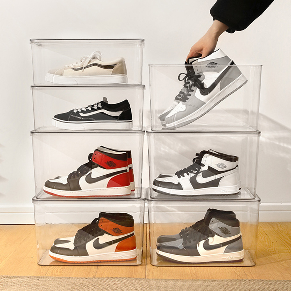 뚜껑포함 PET 투명 옷정리함 소형(11cm) 옷장 정리함 수납함 리빙박스