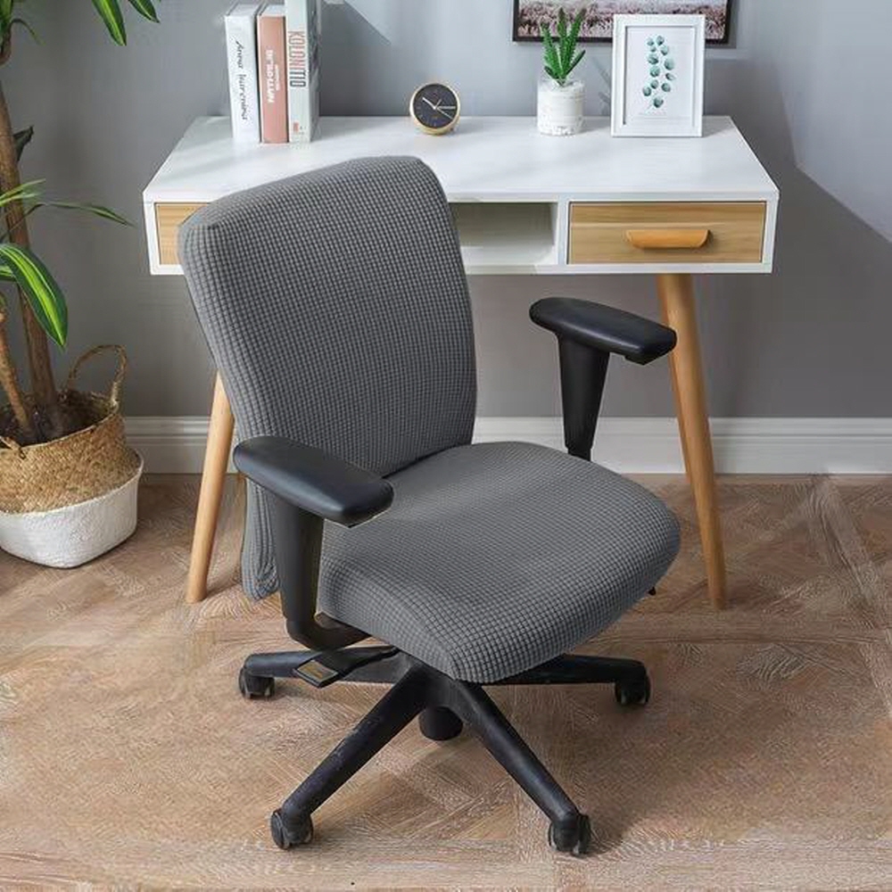 초간단 스판 책상 의자커버 식탁의자 등받이 천갈이 커버 리폼 제품 이미지