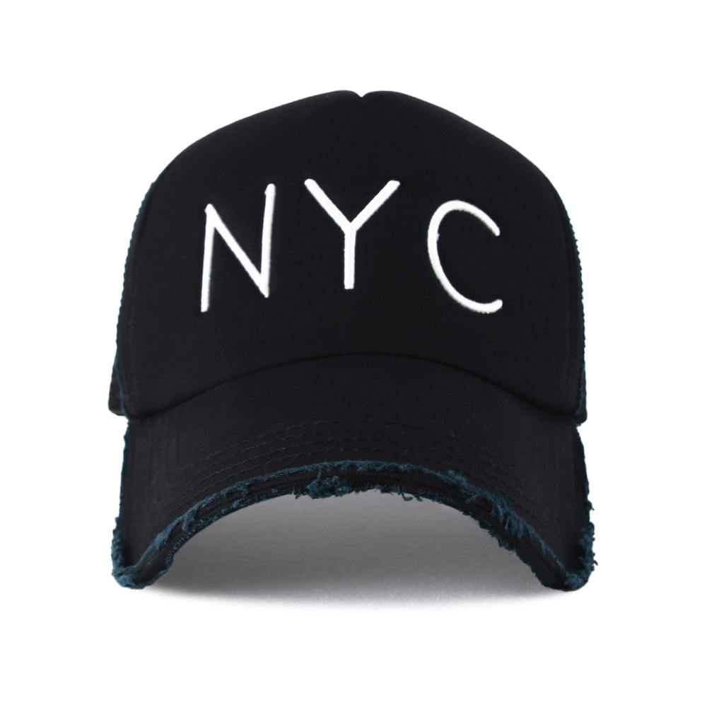 국내제작 빈티지 NYC 워터파크 모자 여름 망사 데미지 워싱 메쉬볼캡 이미지 6