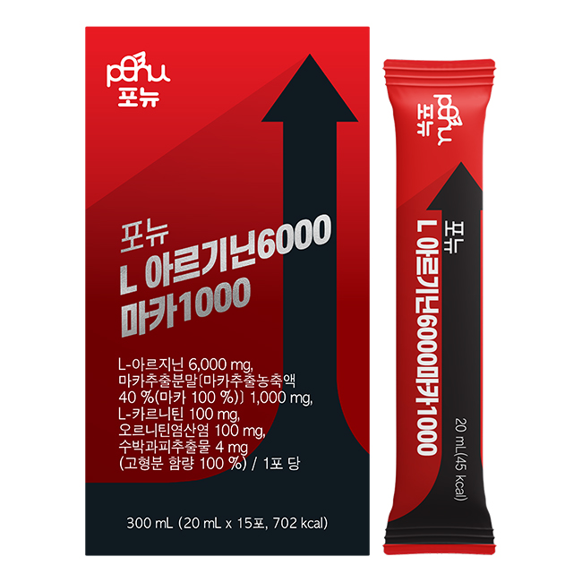 포뉴 hcs 아르기닌 6000 마카 1000 15포, 1개