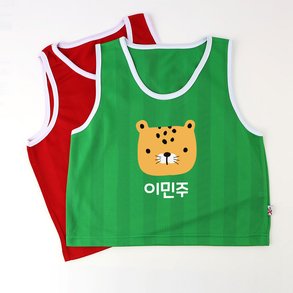 [주문제작]팀조끼리틀포레스트 그린 유아용 왼쪽가슴 - 상세 이미지 3