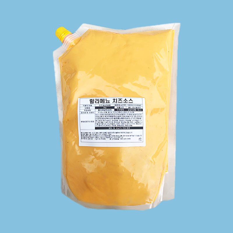 코다노 할라페뇨 치즈소스 2KG 5봉지 할라피뇨 BOX - 상품 이미지