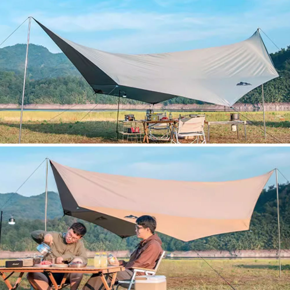 락브로스 캠핑타프 헥사 옥타타프 옥스포트원단 500x530 내수압 3000mm 이미지 6