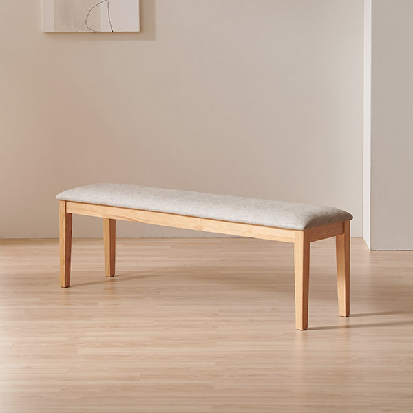 [삼익가구]어썸 3인용 원목 벤치
