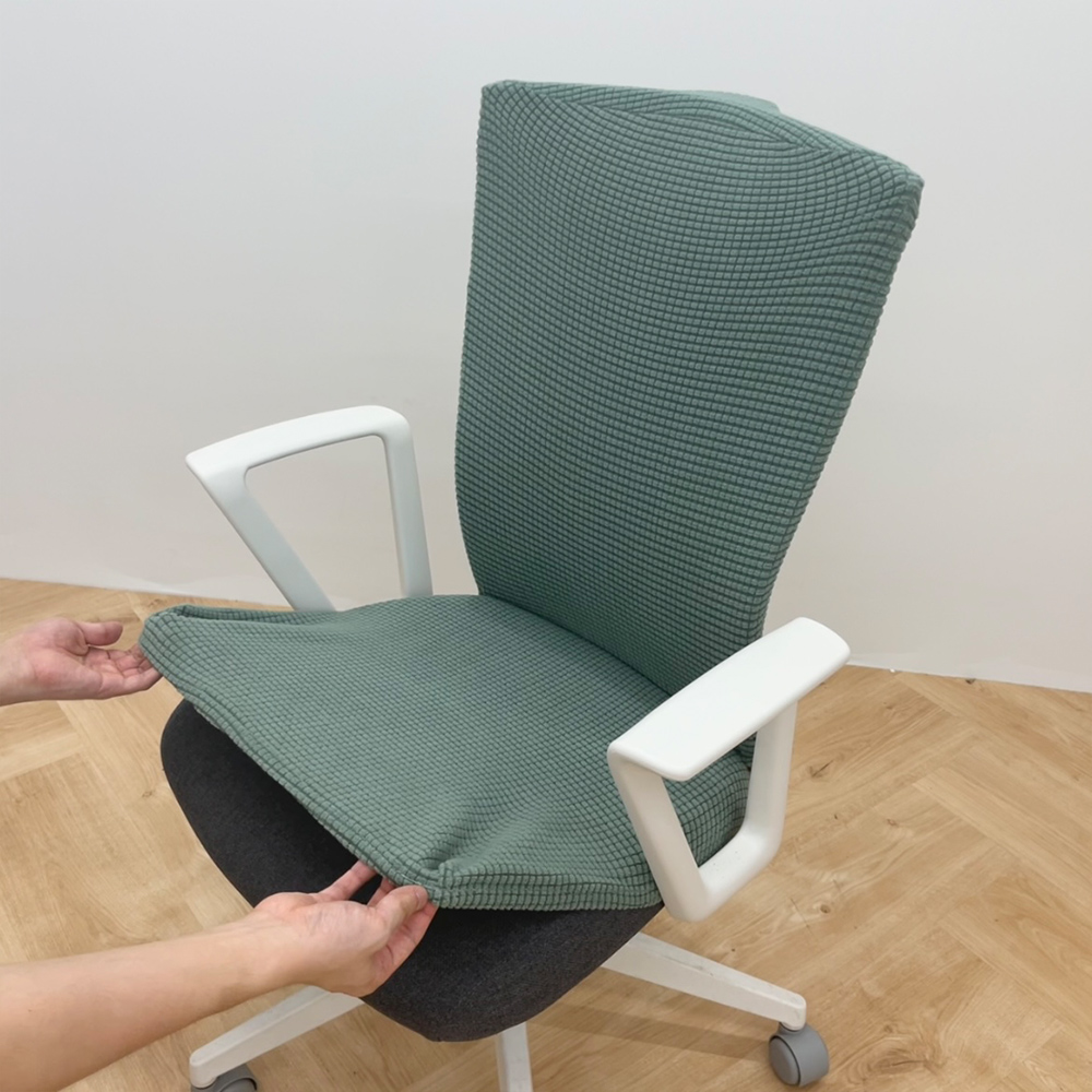 초간단 스판 책상 의자커버 식탁의자 등받이 천갈이 커버 리폼