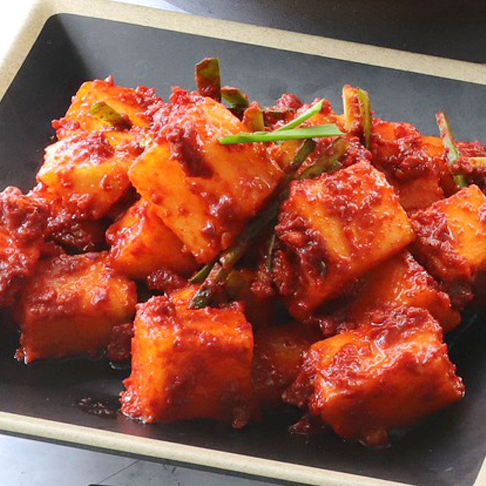 명동칼국수 마늘김치 배추 겉절이 2kg 이미지 3