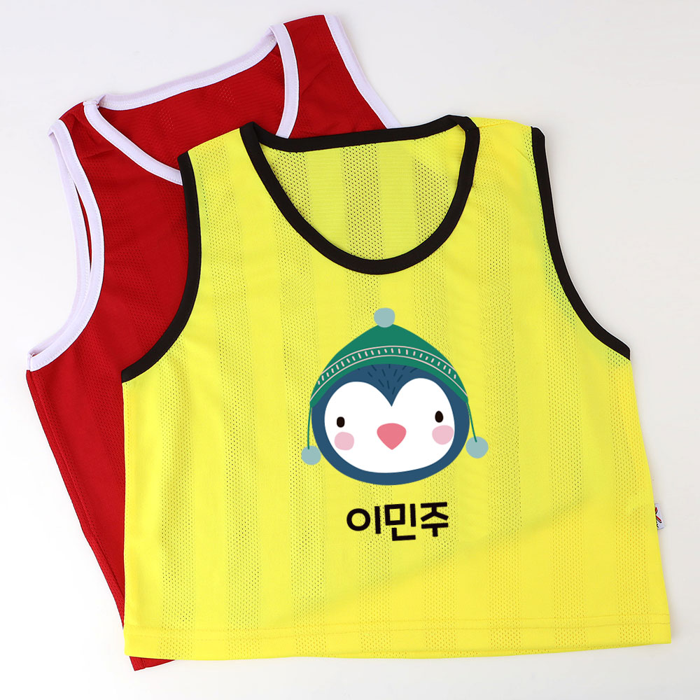 [주문제작]팀조끼리틀포레스트 그린 유아용 왼쪽가슴 - 상세 이미지 2