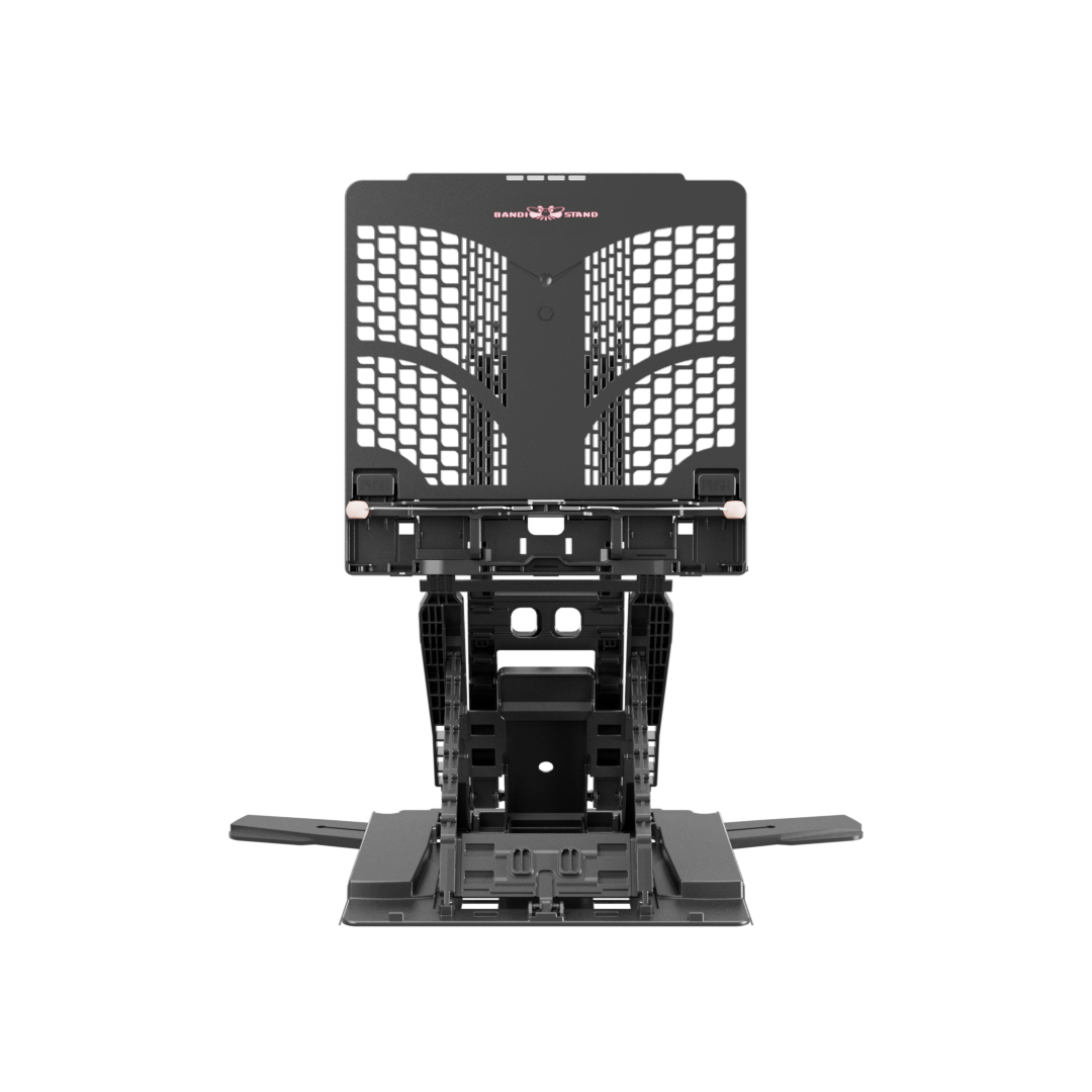 반디스탠드 프리미엄 독서대 - 압도적 높이와 견고함으로 목 허리 건강 지킴이 - 90도 시선 유지, 세밀한 높이 각도 조절, 흔들림 없는 안정감, 휴대와 보관 편리한 독서 솔루션