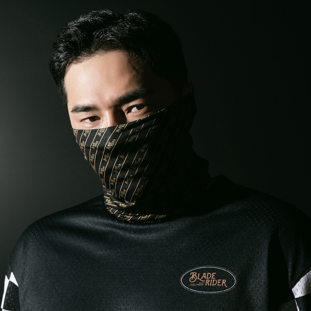 방한 레터라인 버프 블레이드 라이더 버프 넥워머 마스크 - 상품 이미지