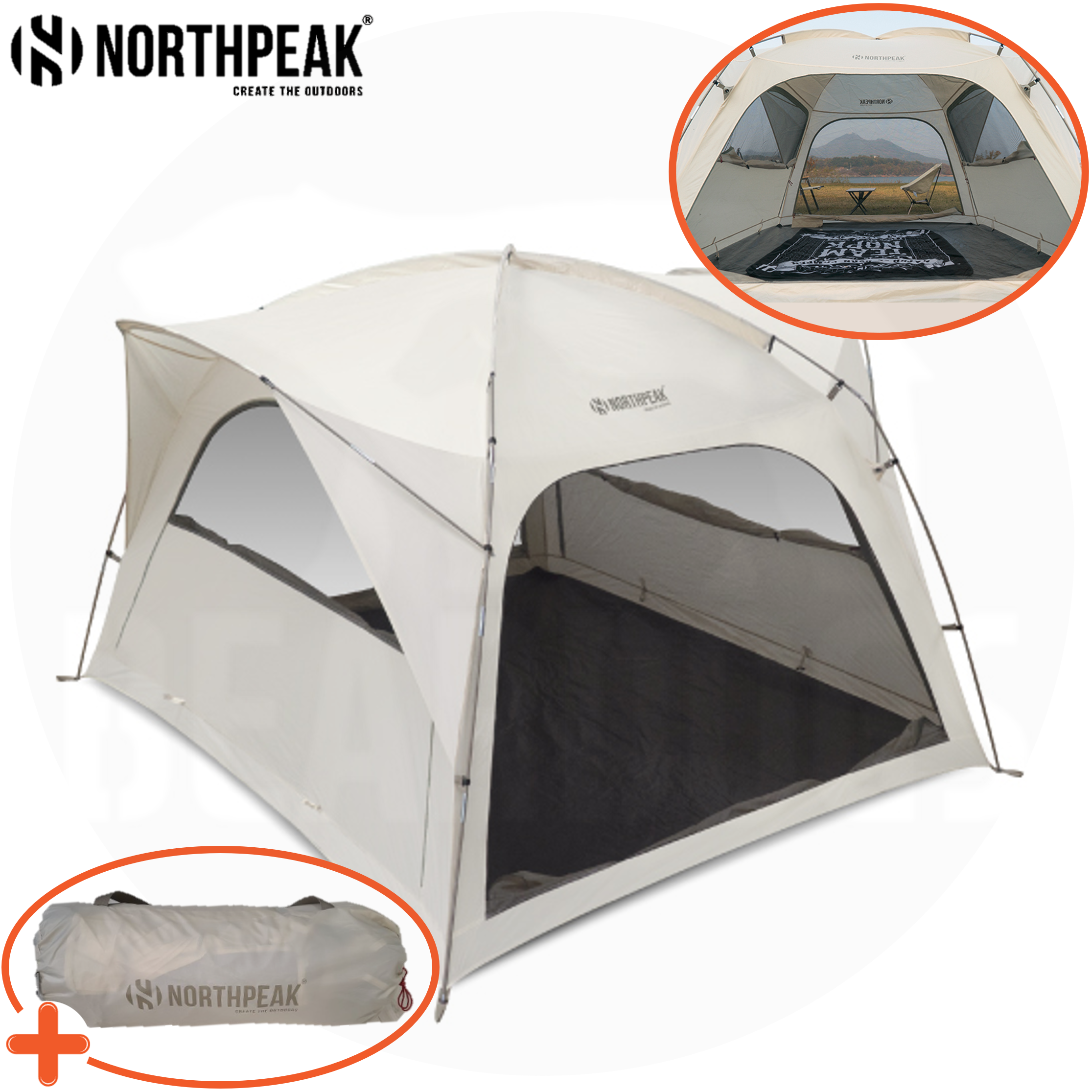 노스피크 포쉐맥 포레스트 쉐이드 맥스 텐트 쉘터 신형