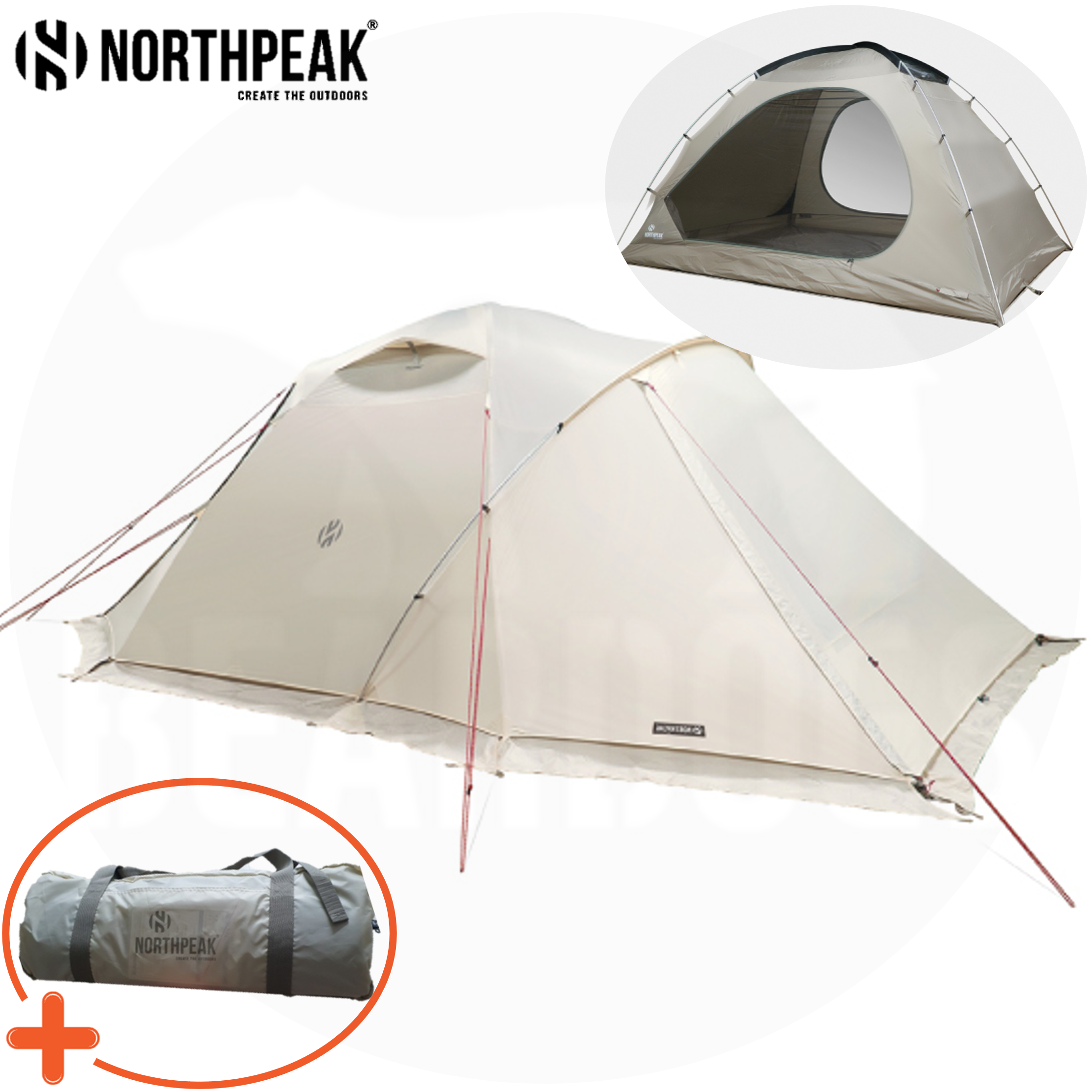노스피크 나르시스 돔 맥스 터널형 텐트 쉘터