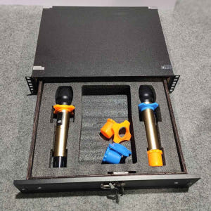 마이크케이스 유무선 마이크 보관함 랙 서랍형 하드케이스 개봉기 | 실사용 후기 - 상품 이미지 3