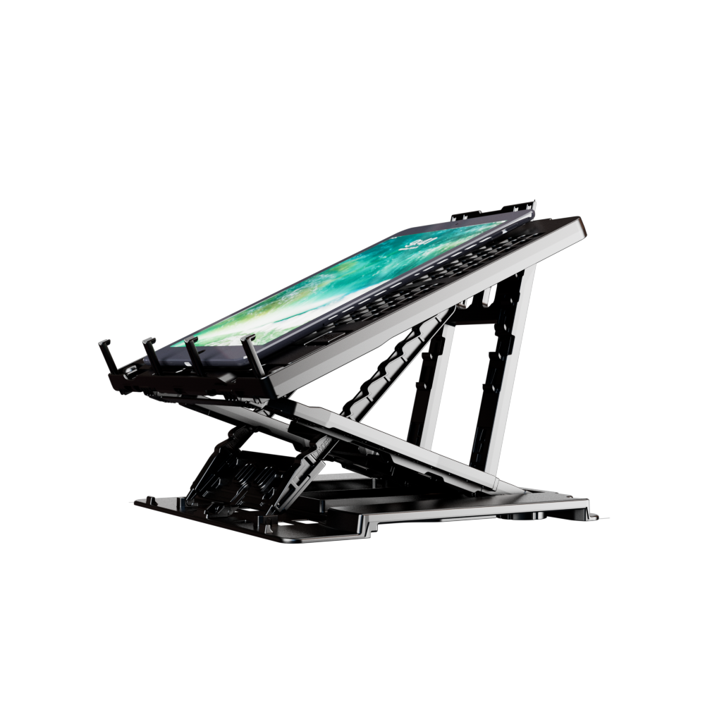 반디스탠드 프리미엄 독서대 - 압도적 높이와 견고함으로 목 허리 건강 지킴이 - 90도 시선 유지, 세밀한 높이 각도 조절, 흔들림 없는 안정감, 휴대와 보관 편리한 독서 솔루션