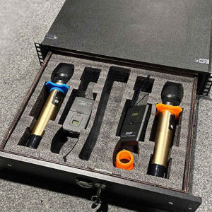 마이크케이스 유무선 마이크 보관함 랙 서랍형 하드케이스 개봉기 | 실사용 후기 - 상품 이미지 1