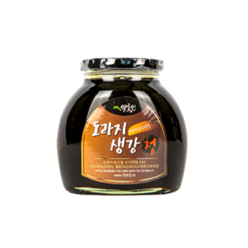 도라지생강차 도라지 목에 좋은 차 청 기침가래 약초인 650g : 제이앤지커머스