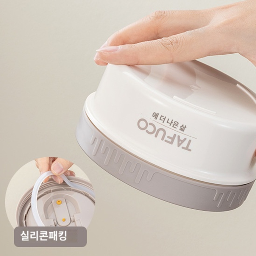 타푸코 단열 스텐 보온 도시락 통 전자레인지 가열 650ml+450ml - 상세 이미지 5