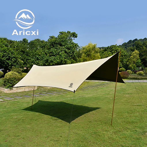아릭시 헥사 타프 대형 캠핑 블랙코팅 타프 바람막이