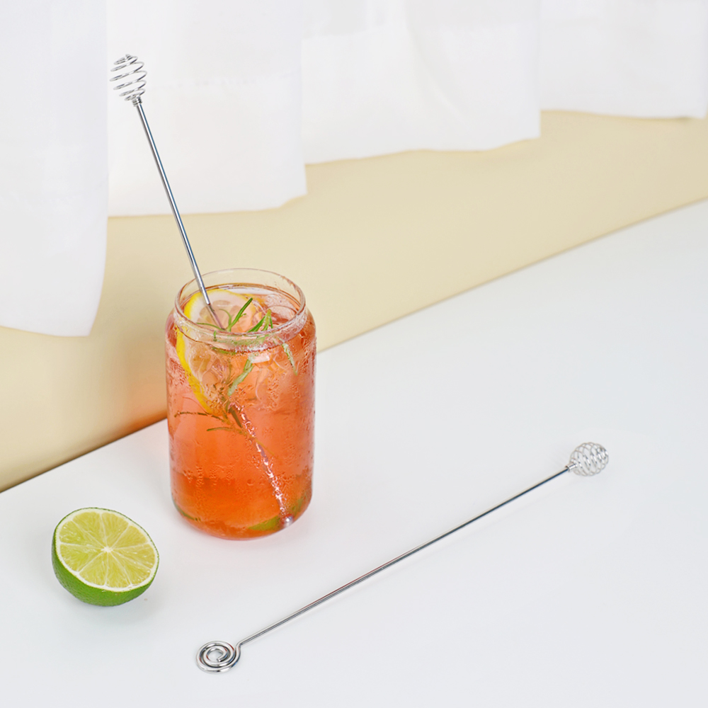 칼딘 올 스텐 다용도 멀티 머들러 꿀 스푼 허니 디퍼 미니 휘핑기