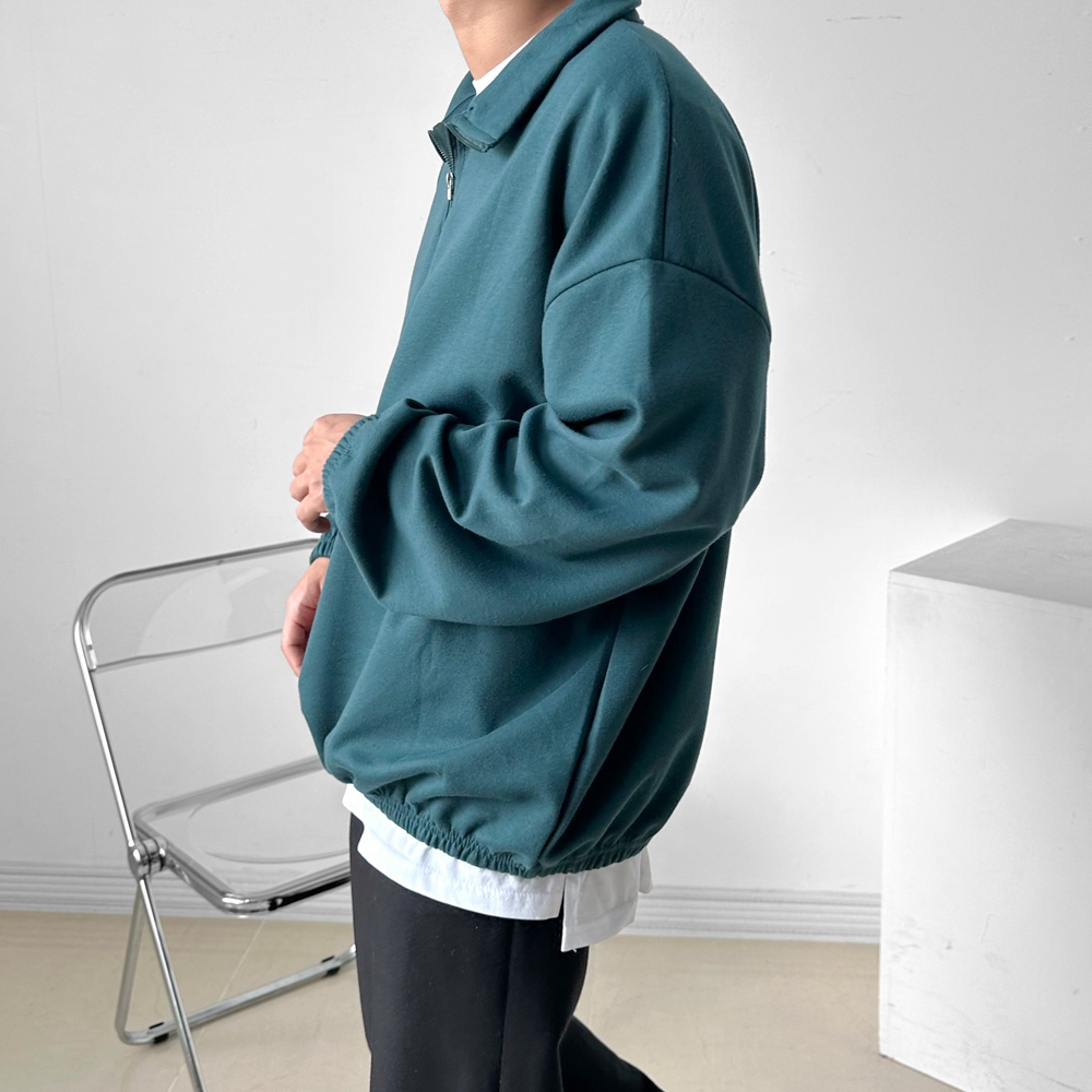 뉴싸인 남자 레이어드 반팔 무지 흰색 면티 이너 티셔츠 이미지 2