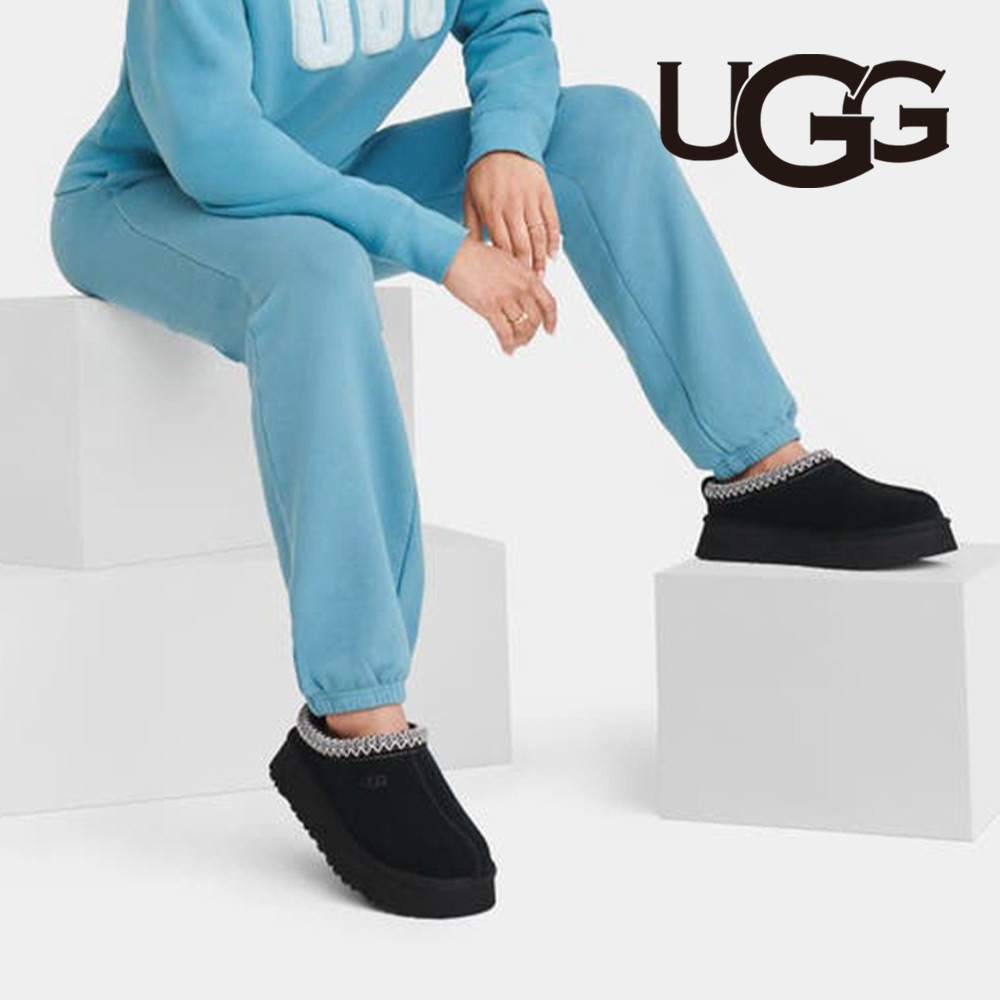 어그 슬리퍼 타즈 플랫폼 TAZZ 여성 블랙 UGG 미국