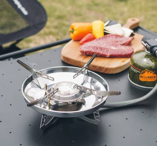 벨락 테이블 버너 플랫 백패킹 미니 가스 스토브 IGT 호환