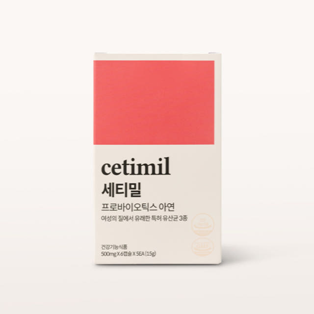 세티밀 여성 질 유래 유산균 30캡슐