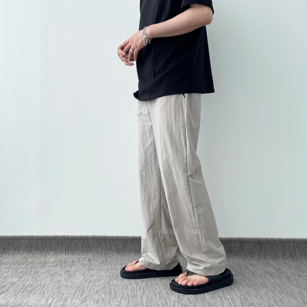 통넓은바지 남자바스락팬츠 남자통바지 착용 후기 | 사이즈/핏 총정리 - 대표 이미지