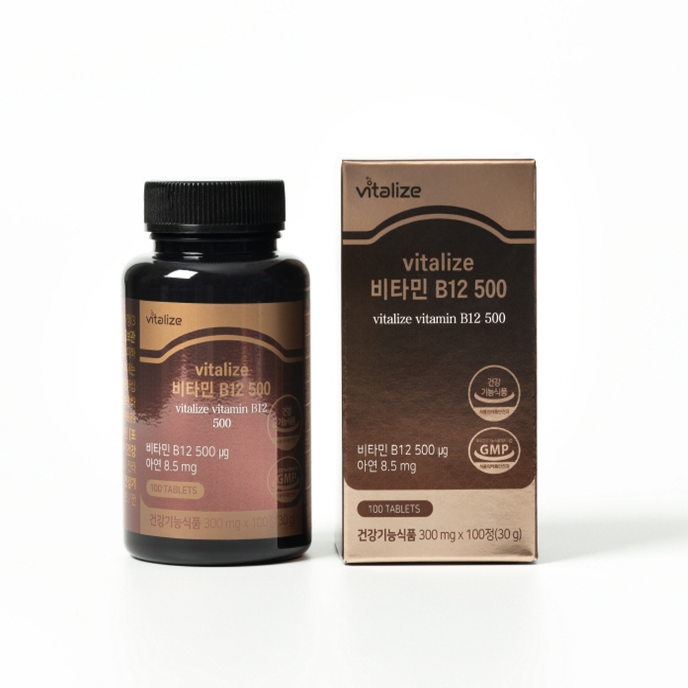 바이탈라이즈 비타민B12 500 아연 100정 3개월10일