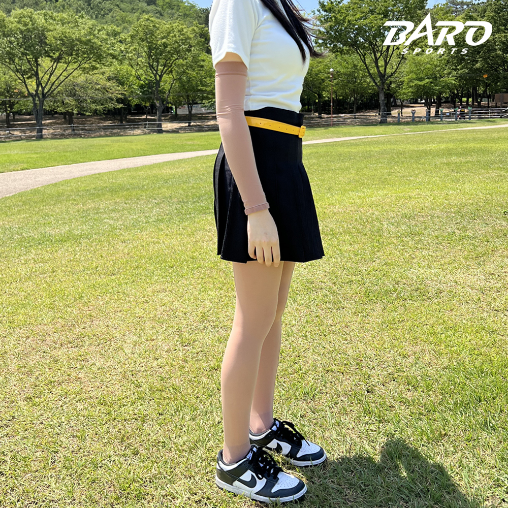 사계절 착용이 가능한 골프 팔토시 스타킹 50D 커피색 UV 자외선차단 국내산 남녀공용 - 상세 이미지 3
