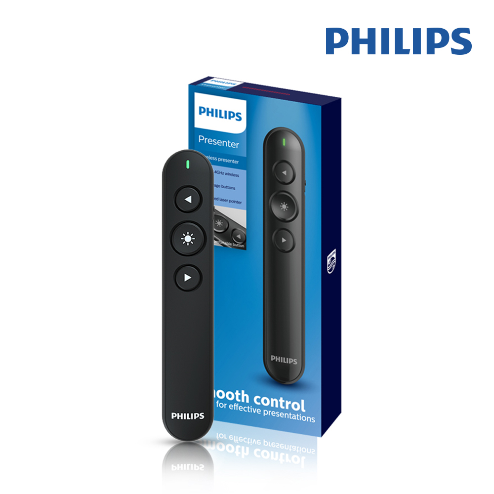 필립스 SPT9404 프리젠터 레이저 포인트 PPT포인터 리모컨 지시봉 빔 포인터 프리젠테이션