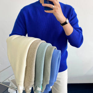 남자니트 워셔블니트 오버핏니트 착용 후기 | 사이즈/핏 총정리 - 상품 이미지 1