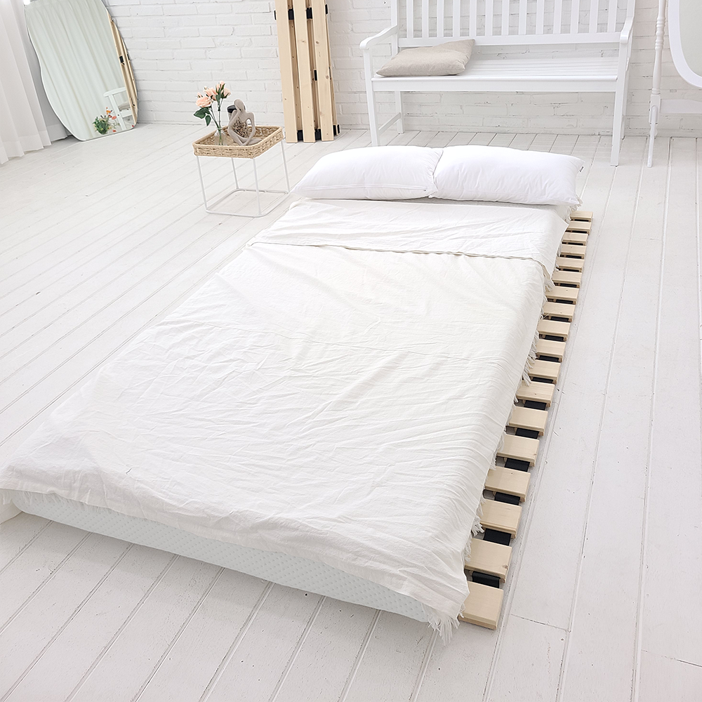 침대 매트리스 받침대 판 원목 저상형 침대프레임 갈비살 마는 롤 깔판 미니 싱글 60cm