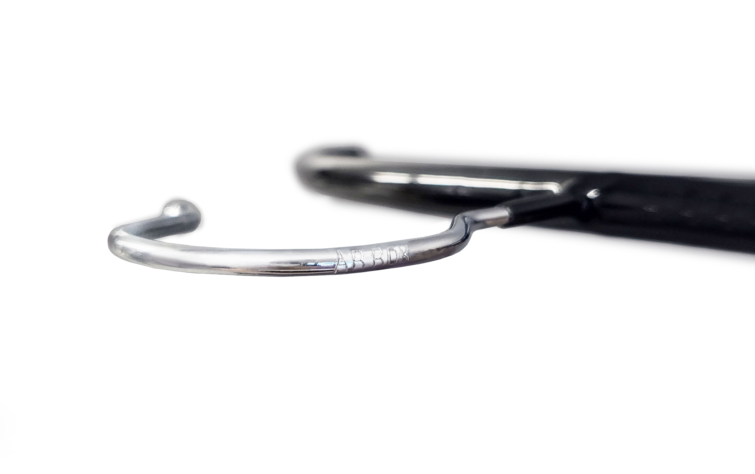 에이비박스 논슬립 어깨뿔방지 라운드 옷걸이 멀티 블랙, 50개