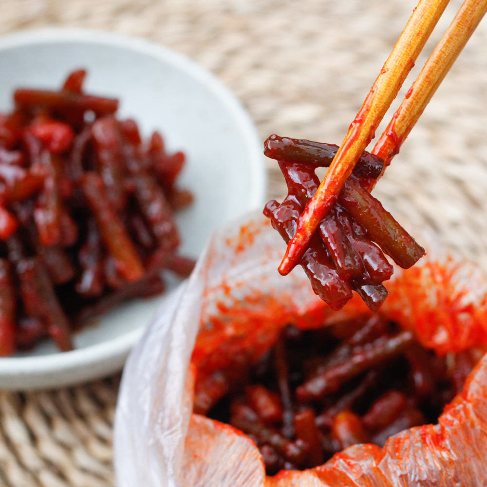 마늘쫑장아찌 국산 간단반찬 짱아치 500g 순창 명가 이미지 8