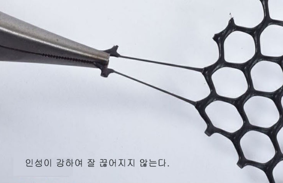 PE망 플라스틱망 EX메탈망 낙엽망 비둘기퇴치 맨홀담배꽁초망 배수로 덮개 - 상세 이미지 4