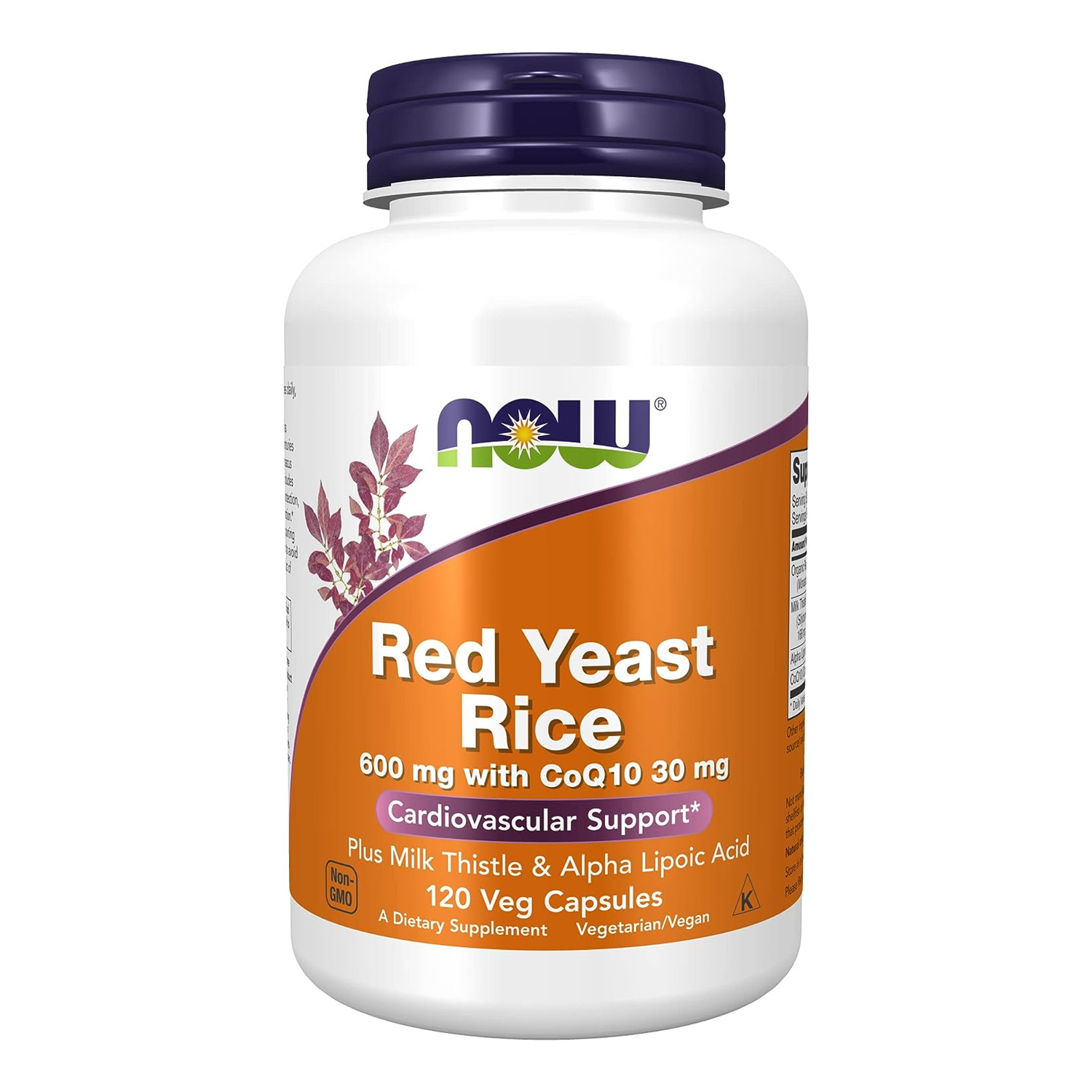 나우푸드 홍국 Red Yeast Rice 600mg 120캡슐 - 상품 이미지