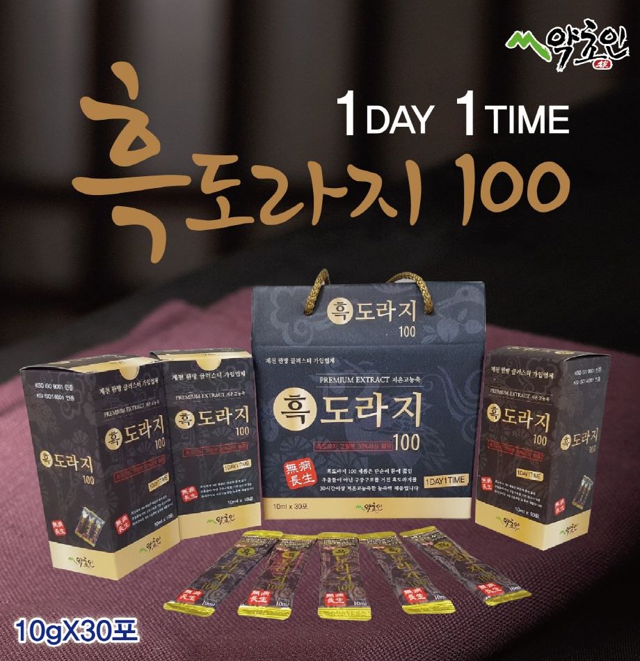 흑도라지진액 약도라지청 도라지즙 스틱 기력회복 약초인 30포, 1개 - 상세 이미지 3