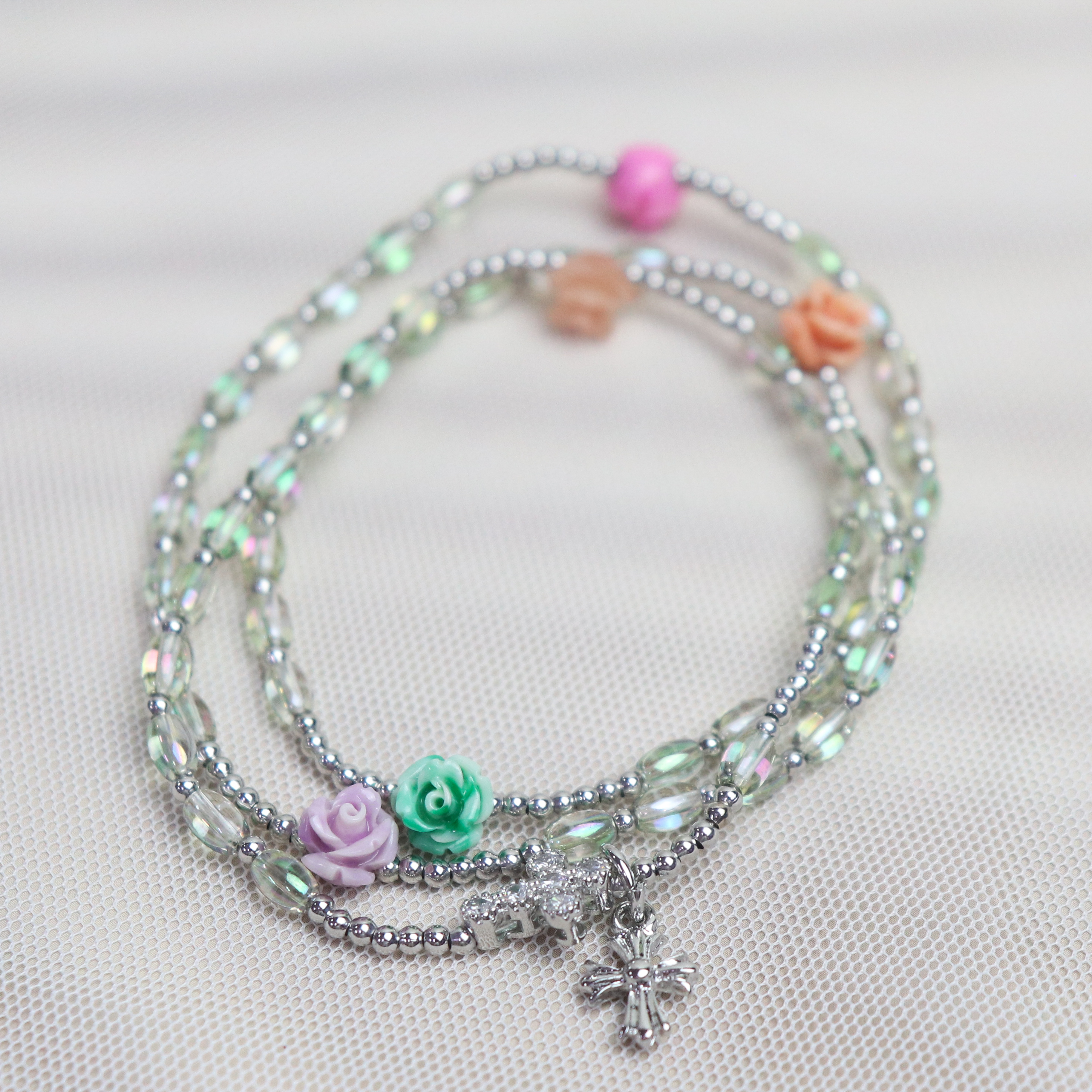 다니엘의 믿음 5단 묵주팔찌 상품 이미지