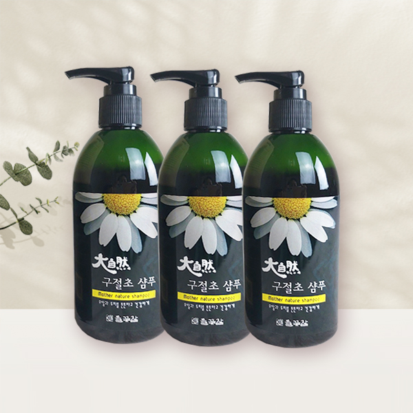 들꽃잠 샴푸 모근튼튼 순한 저자극 300ml, 3개 - 메인 이미지