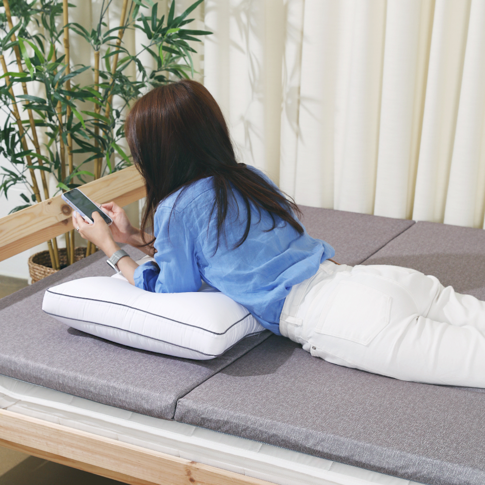 더베딩샵 딱딱한 매트리스 3단 접이식 탄탄폼 원룸 매트리스