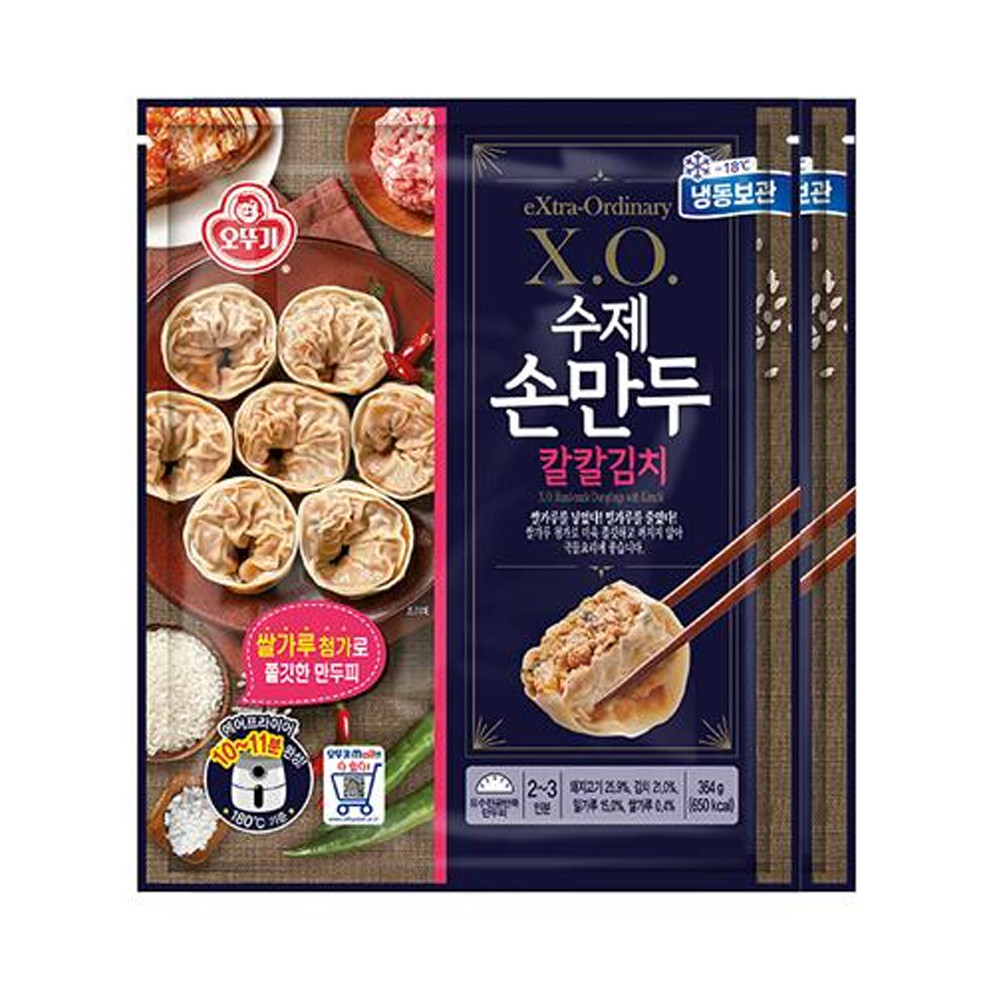 [3개 이상 15% 할인] 오뚜기 X.O. 교자새우&홍게살만두 324g 2개 외 16종 - 상세 이미지 2