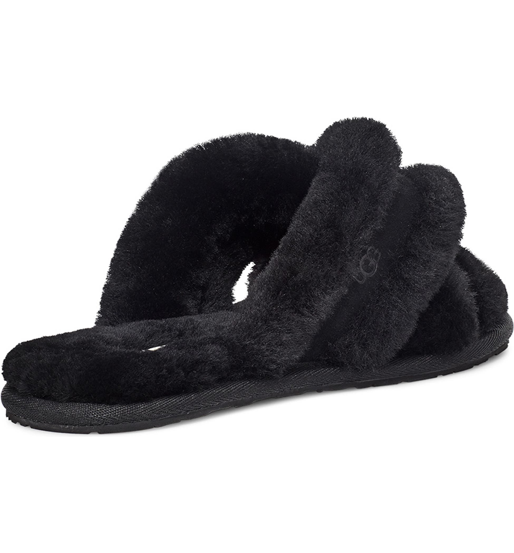어그 슬리퍼 스쿠피타 실내화 SCUFFITA 블랙 여성  UGG 미국 - 상세 이미지 4