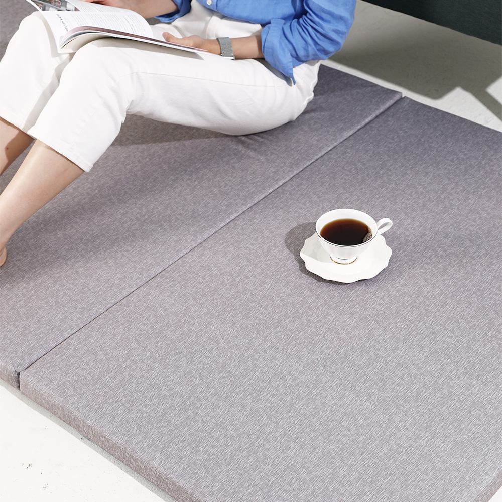 더베딩샵 허리에좋은 매트리스 3단접이식 탄탄 편리한 바닥요매트