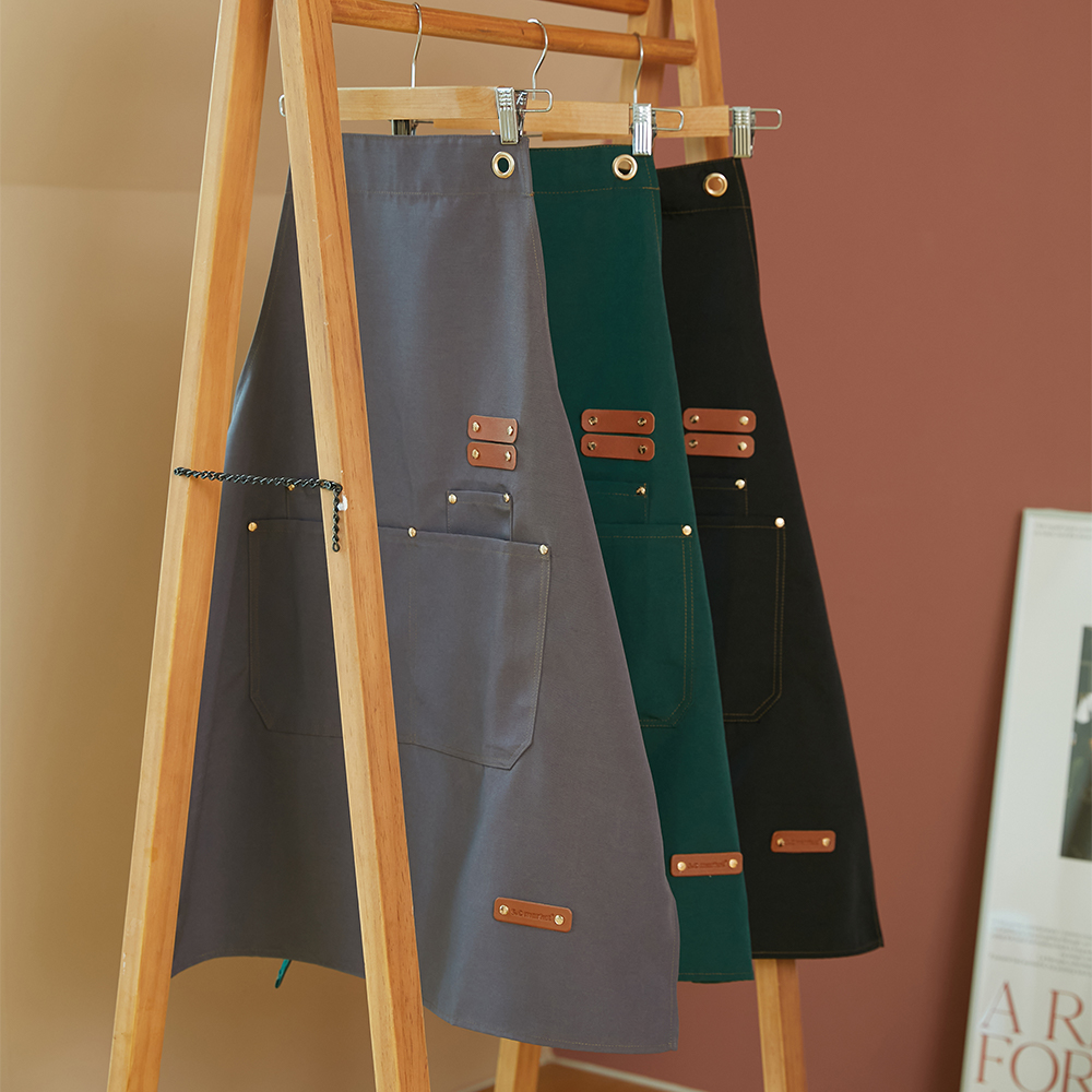 똑똑한소비마켓 100% 완전방수 테릴렌 앞치마 방수 카페 미용 바리스타 공방 식당 앞치마