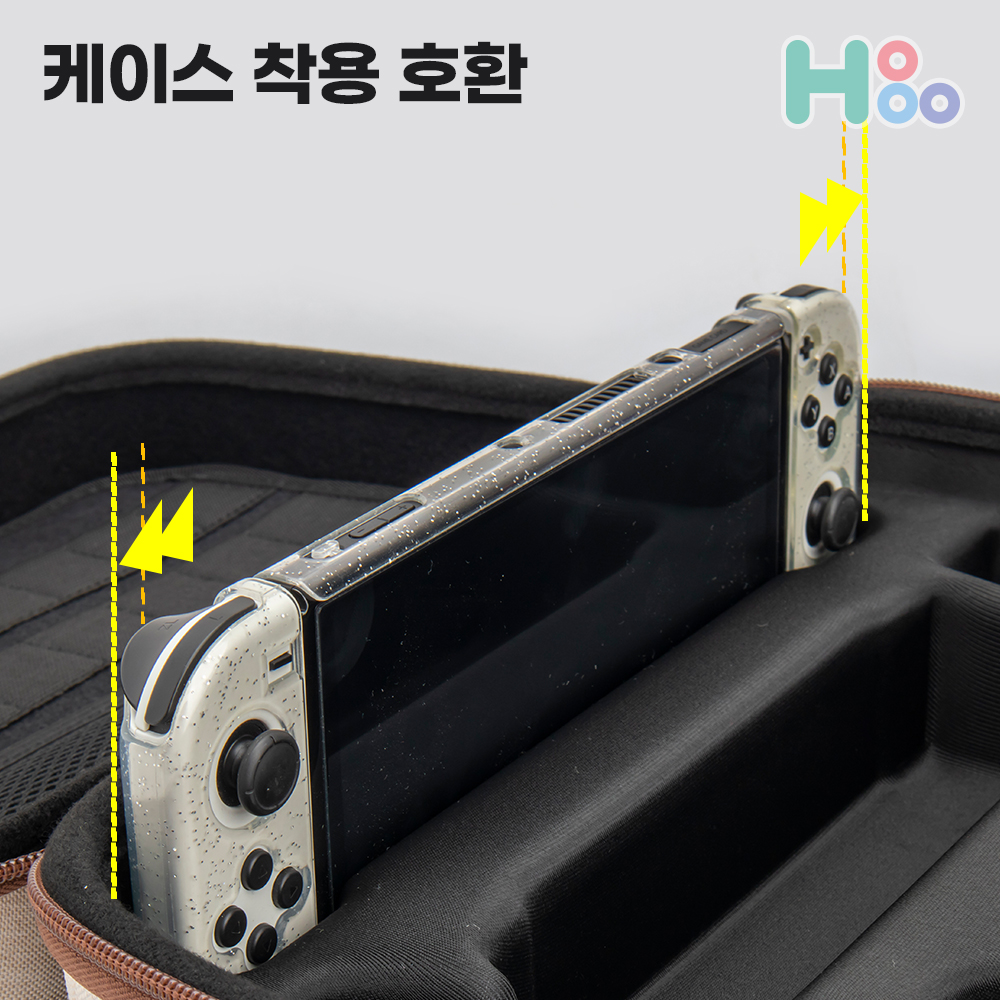 닌텐도 스위치 케이스 OLED 겸용 파우치 가방 보관함 여행용 - 상세 이미지 5