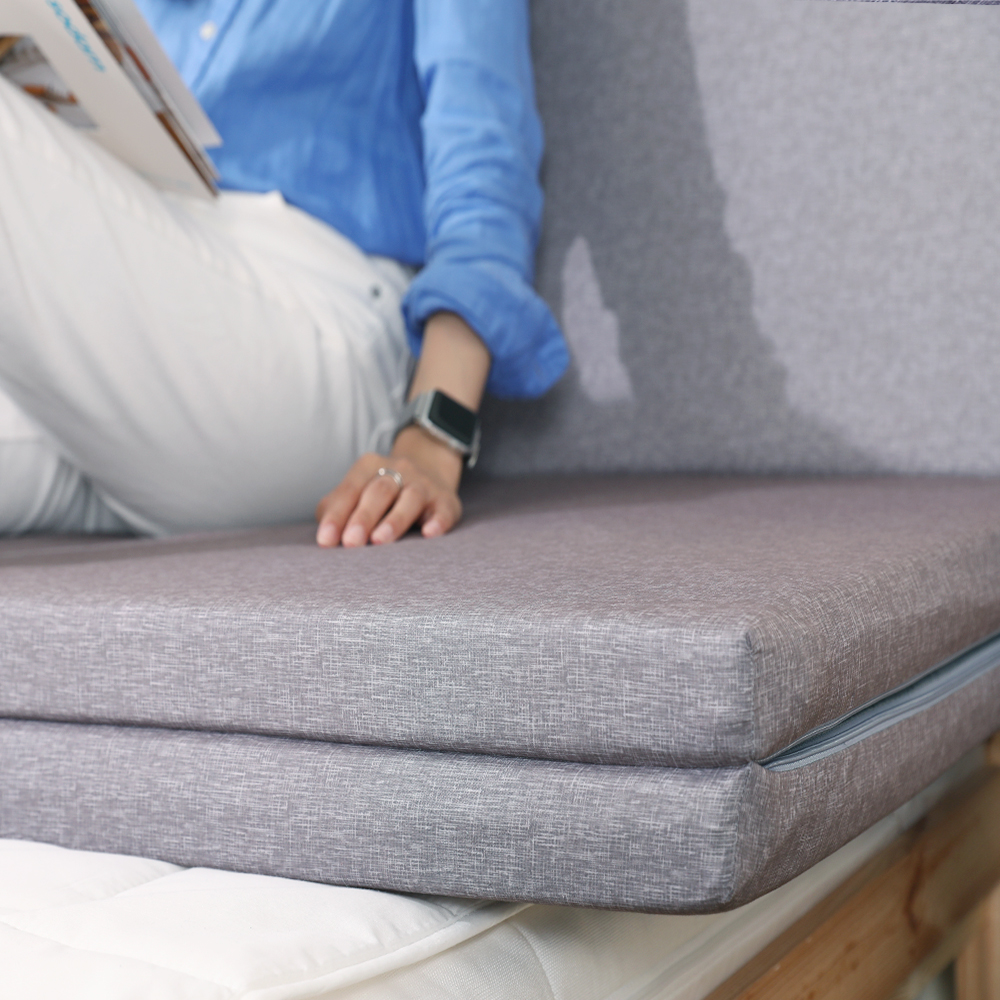 더베딩샵 허리에좋은 매트리스 3단접이식 탄탄 편리한 바닥요매트